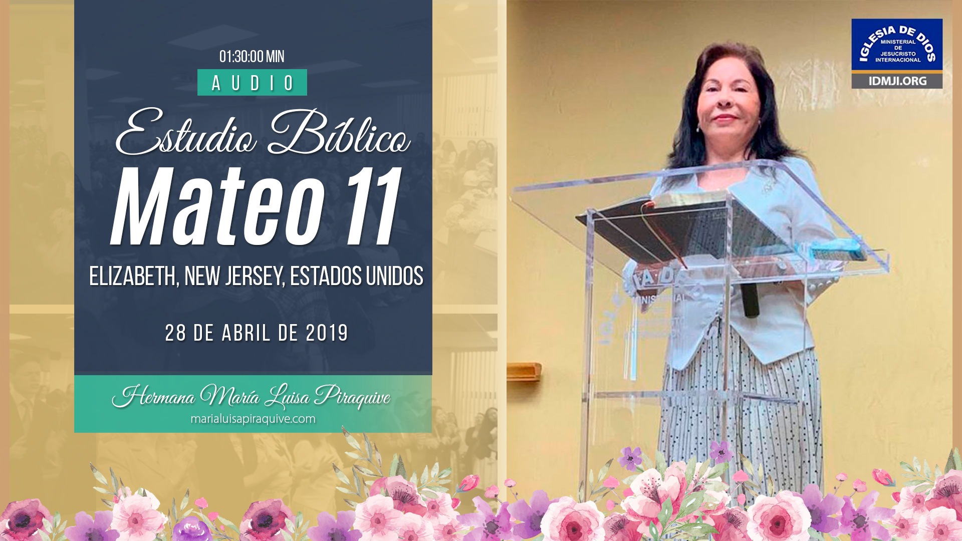 (Audio) Estudio Bíblico Mateo 11 Sitio web oficial de la Iglesia de